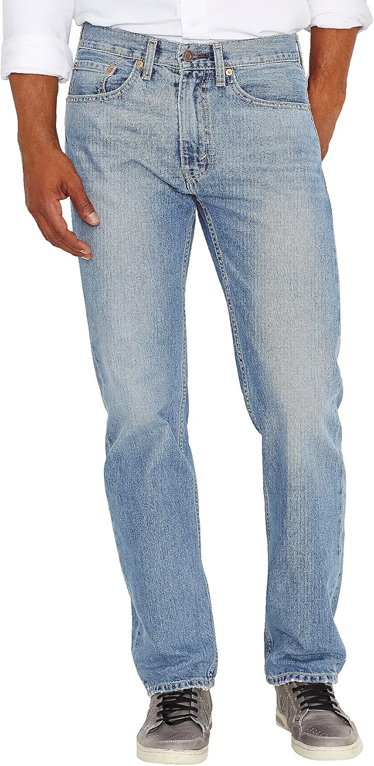 Levi's Men's 505 Regular Fit Jeans for Comfort and Style