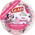 Glad Disney Minnie Mouse Pink Cake Plates - Kid Friendly, 40 Ct