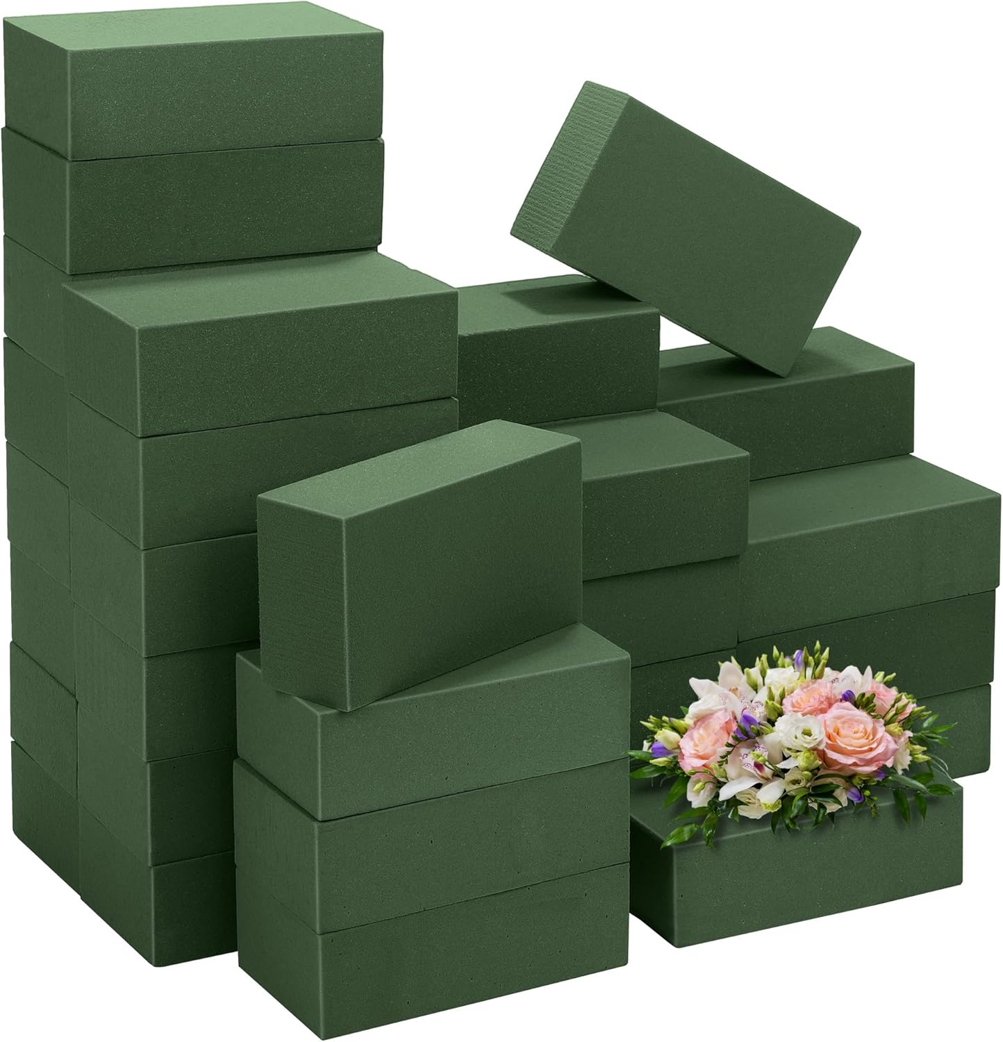 36 Packs Floral Foam Blocks for Flower Arranging and Decor