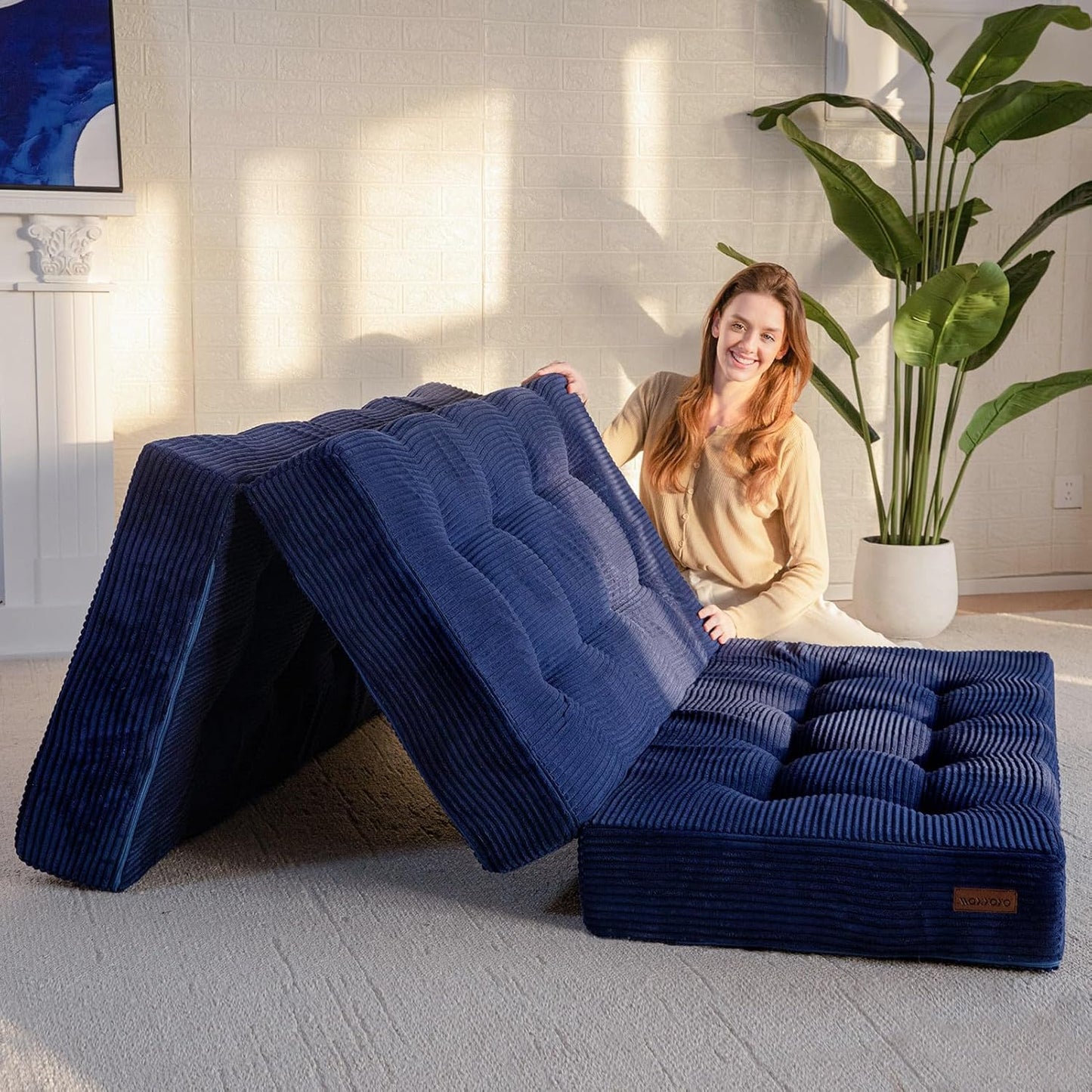 MAXYOYO Tri-Fold Mattress: Versatile 6 Inch Folding Bed Solution