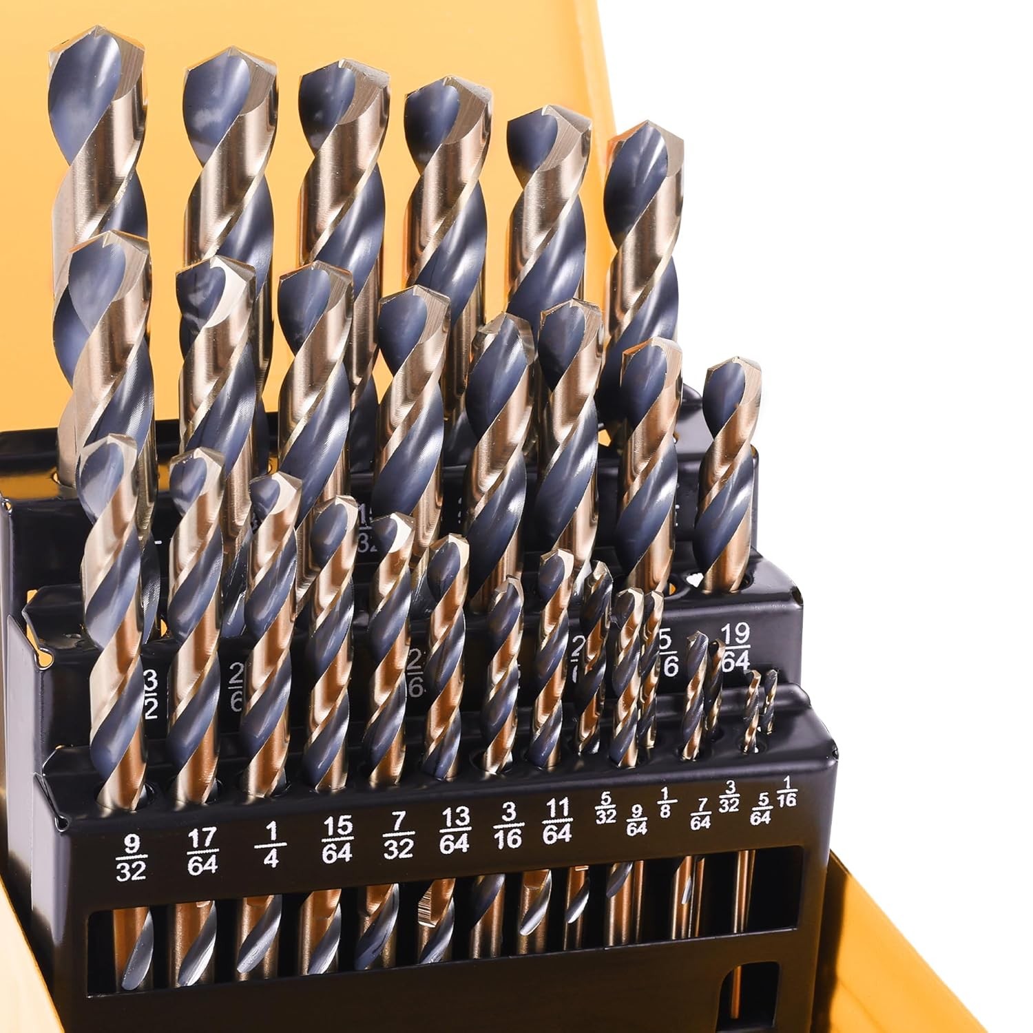 29Pcs HSS Drill Bit Set for Metal, Wood, and Plastic Projects