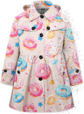 Girl's Hooded Rain Jacket Lightweight Waterproof Trench Coat - Cute is