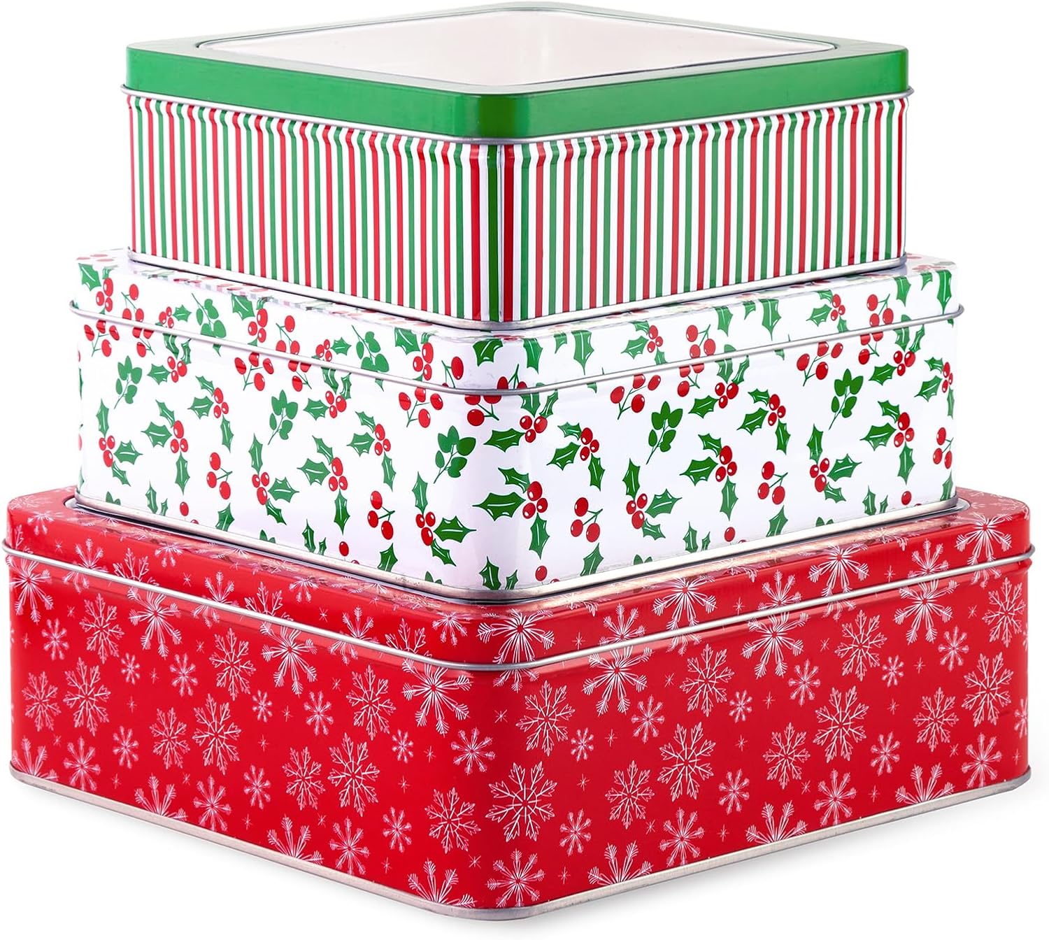 Steel Mill & Co Christmas Cookie Tins for Holiday Gifting