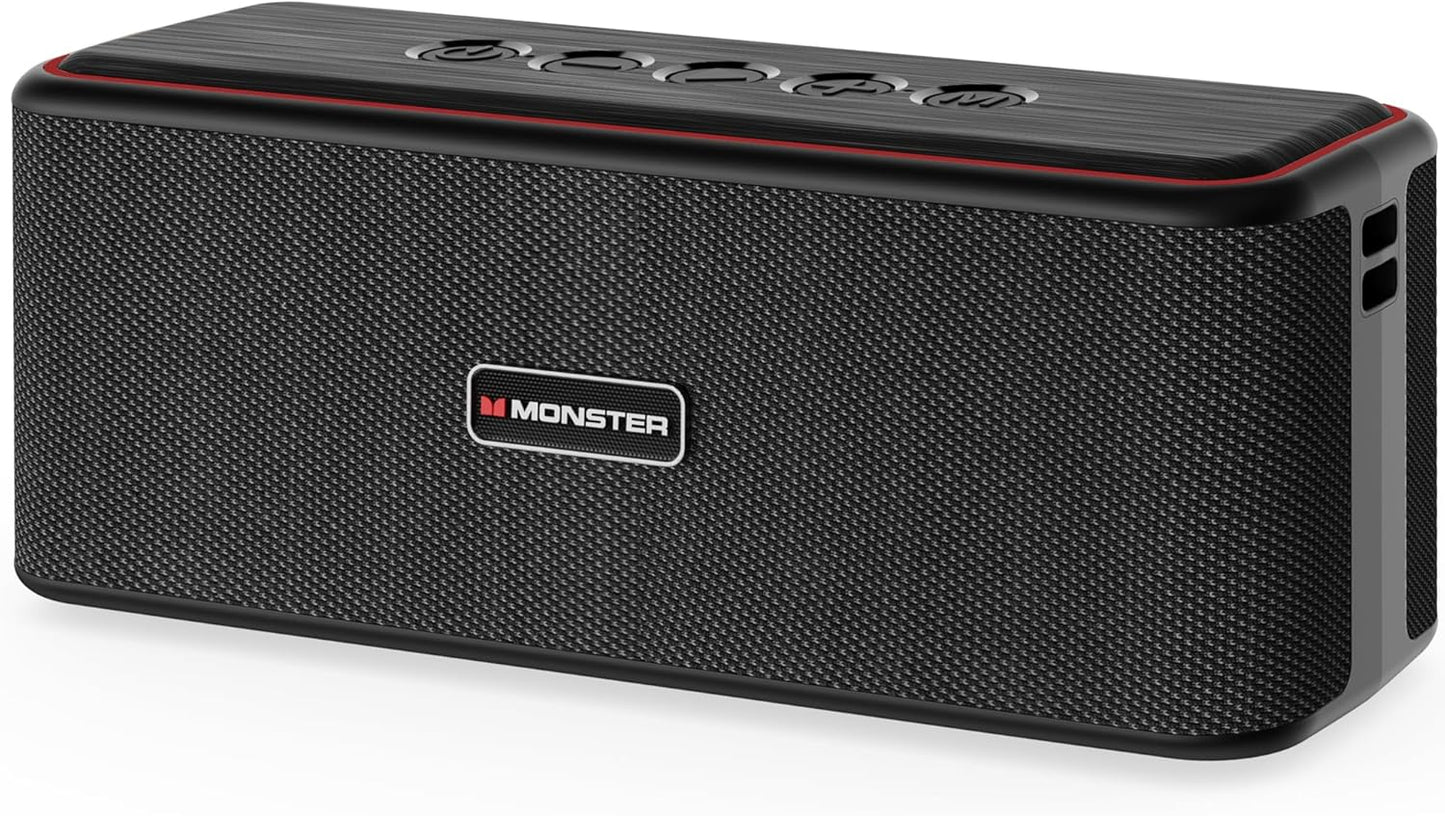 30W Portable Bluetooth Speaker: Loud Stereo Sound