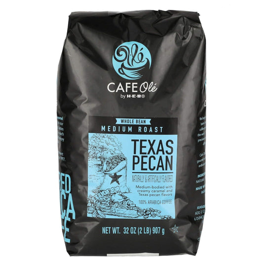 Texas Pecan Medium Roast Coffee 32 oz - Rich Flavor!