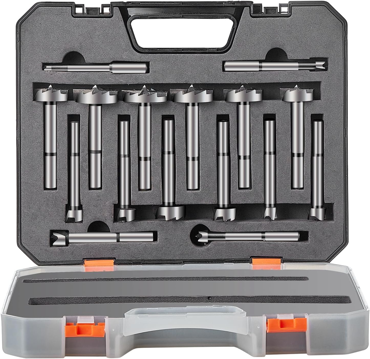 VEVOR Forstner Bit Set: 16 Pcs for Woodworking Projects
