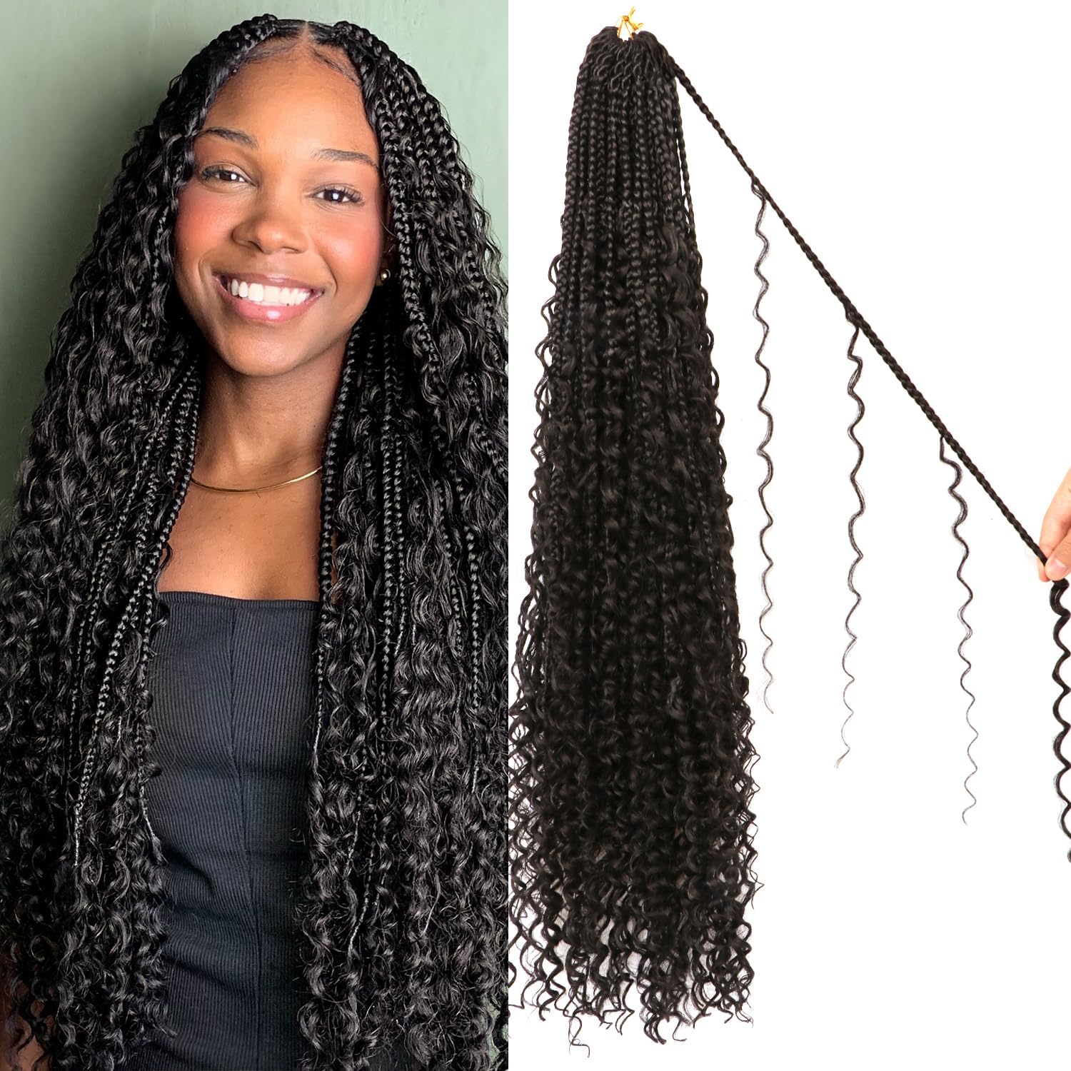 Goddess Boho Box Braids Crochet Hair for Stunning Styles