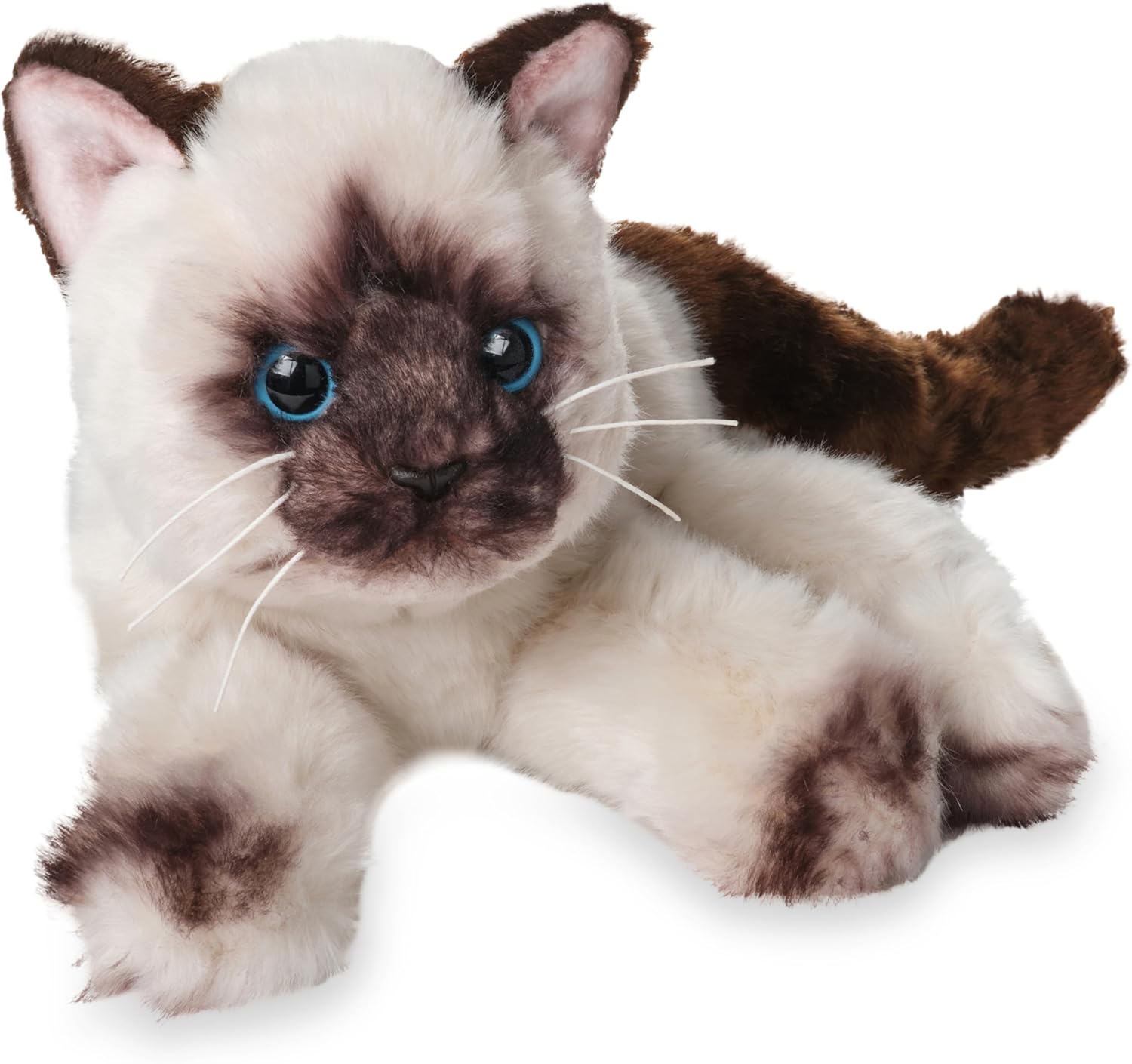 Cleo Plush Stuffed Animal Siamese Cat for Cozy Cuddles
