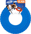 Nerf Dog Tire Flyer 10 in Flying Disc for Medium & Large Dogs