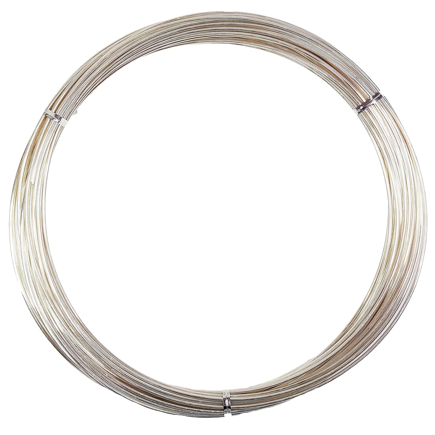 9 Gauge Half-Round Dead Soft 925 Sterling Silver Wire for Jewelry