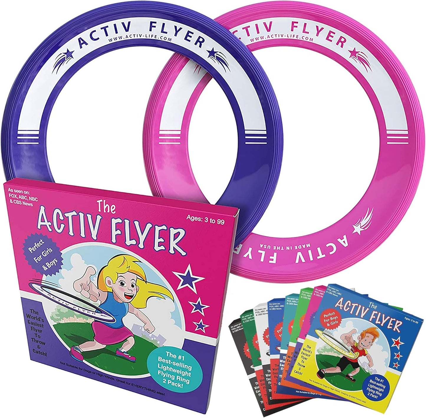 Activ Life Kids Flying Rings: Safe & Lightweight Fun!
