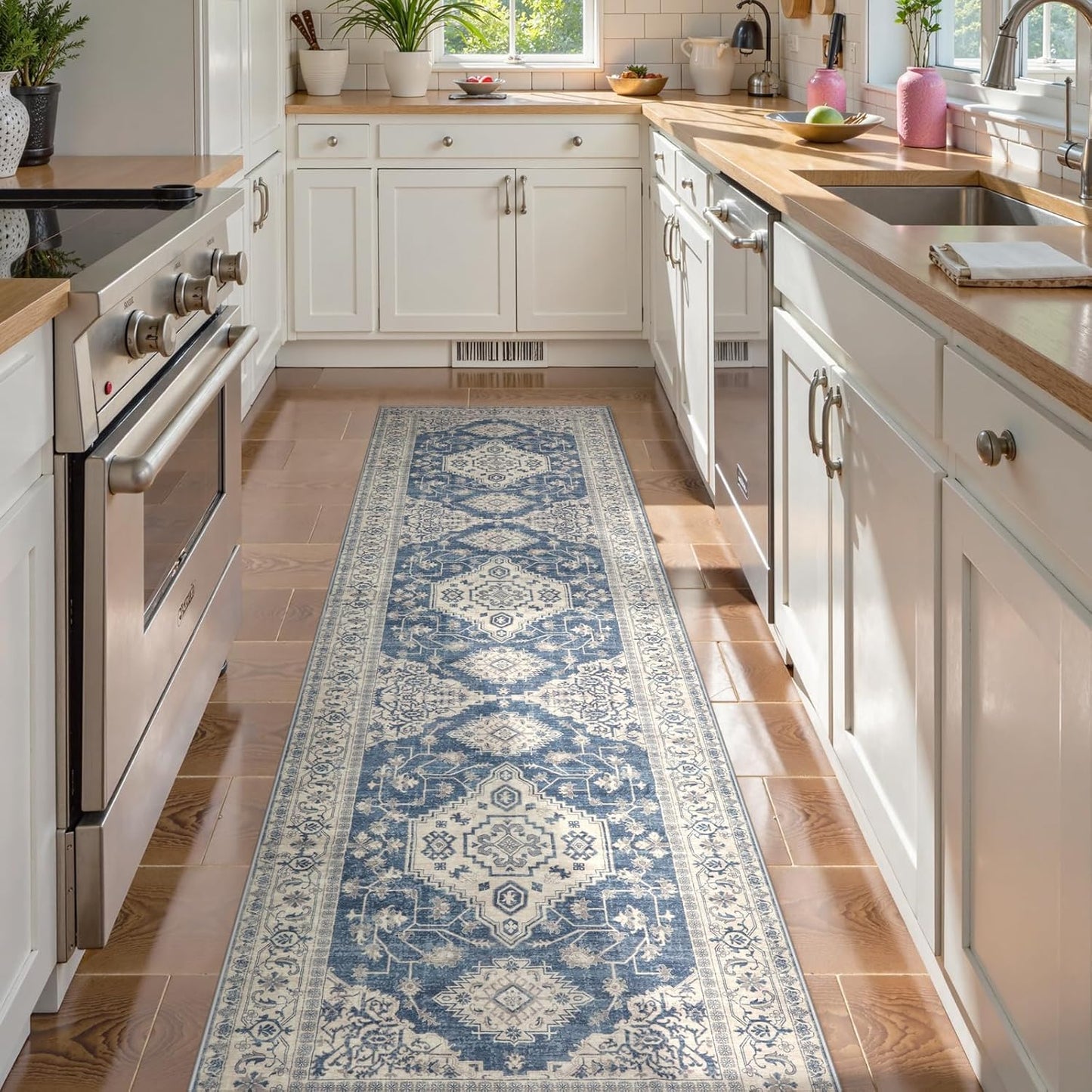 Lahome Oriental Hallway Runner Rug Non Slip for Home