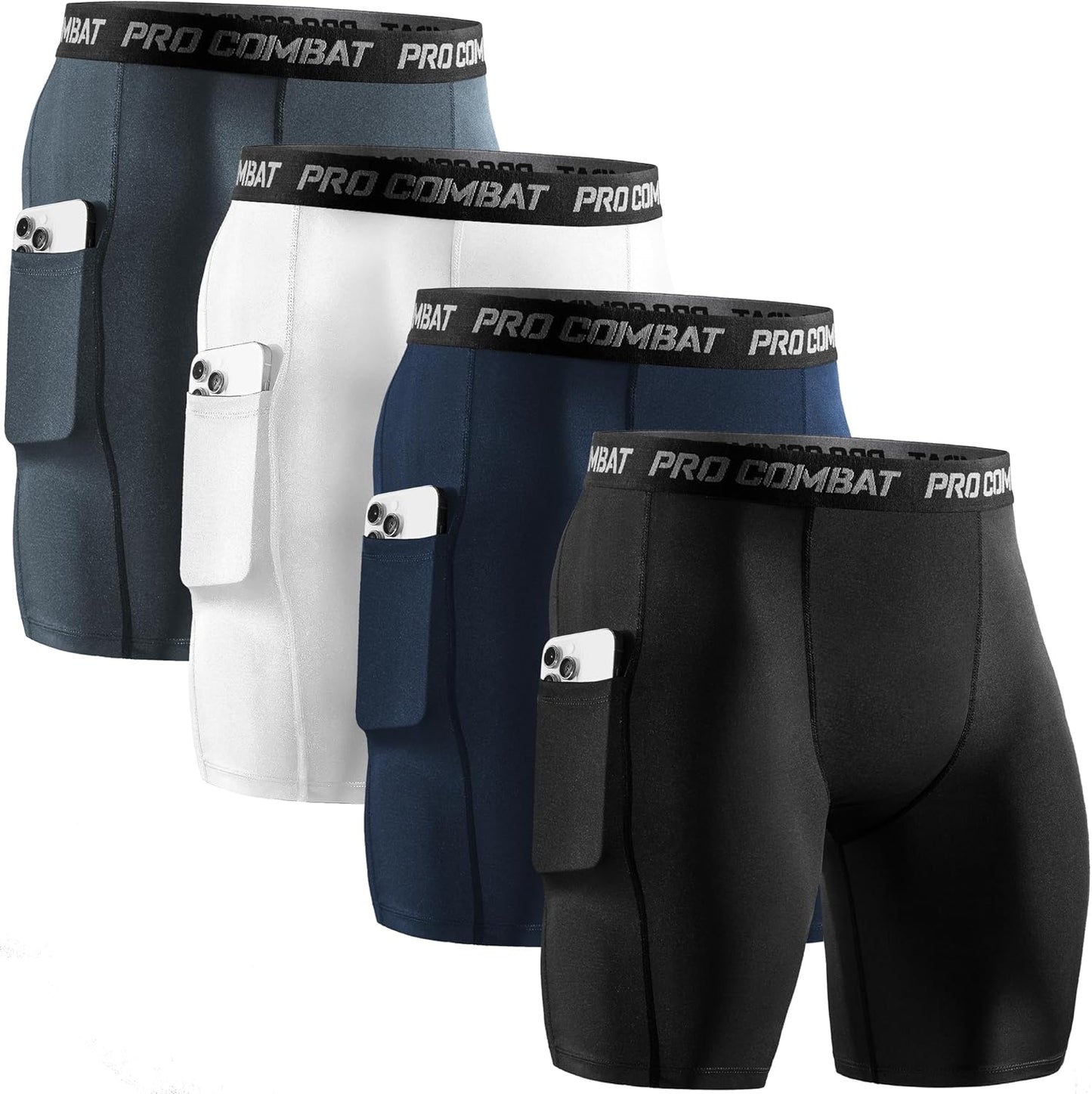Niksa Compression Shorts for Men with Pocket - Athletic Support
