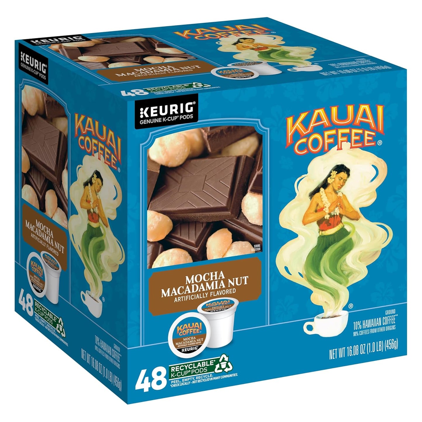 Kauai Coffee K-Cup Pods for Keurig Brewers - Mocha Macadamia Nut