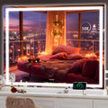 Hasipu Vanity Mirror with Lights 40in x 30in - Dimmable LED Makeup