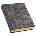 KJV Holy Bible Large Print Note-taking Bible, Navy w/Gold Floral