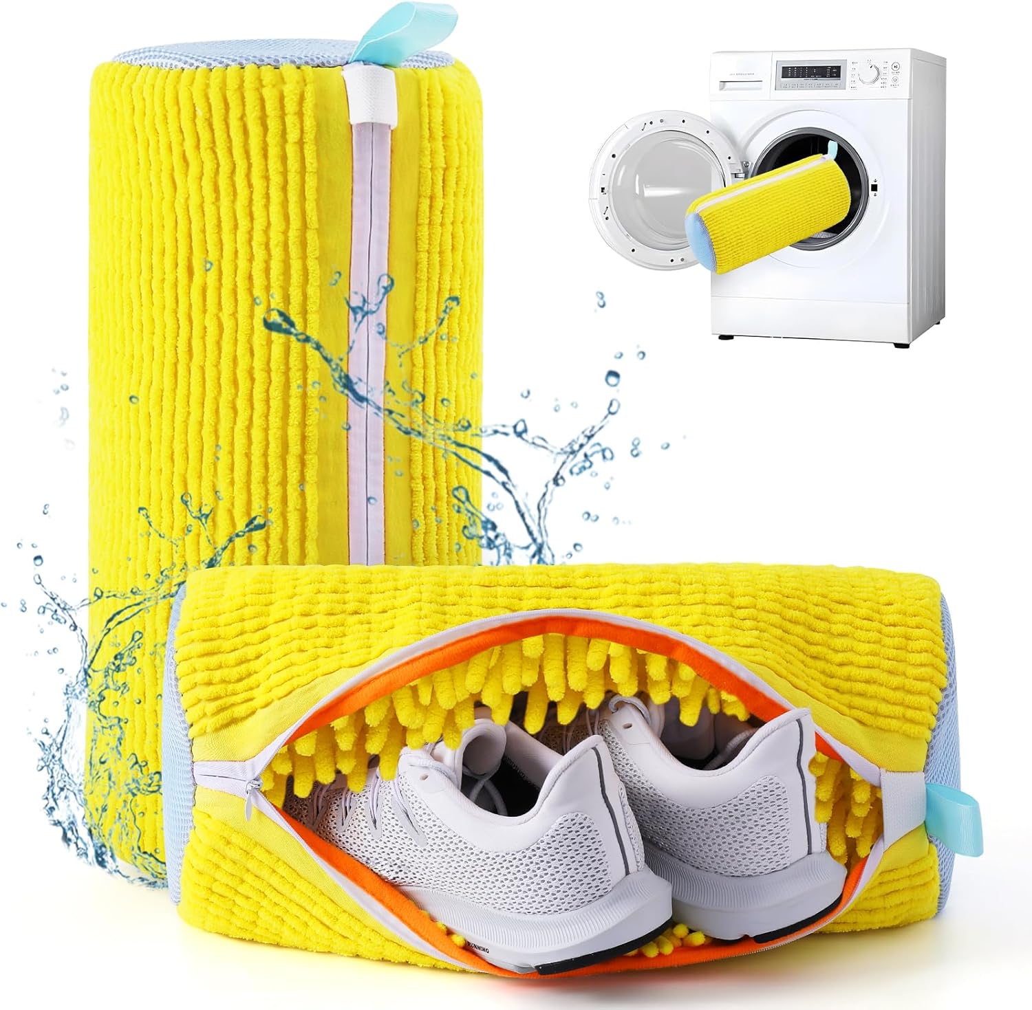 Invisible Zipper Shoe Washing Bag for Washer/Dryer - M-Better