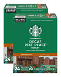 Starbucks Decaf Pike Place Roast K Cups 48-Count - Smooth Decaf