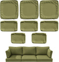 8 pcs Outdoor Cushion Slipcovers Outdoor Patio Cushions Covers
