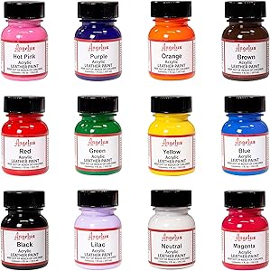 Angelus Acrylic Paint Starter Kit for Leather and Vinyl Projects