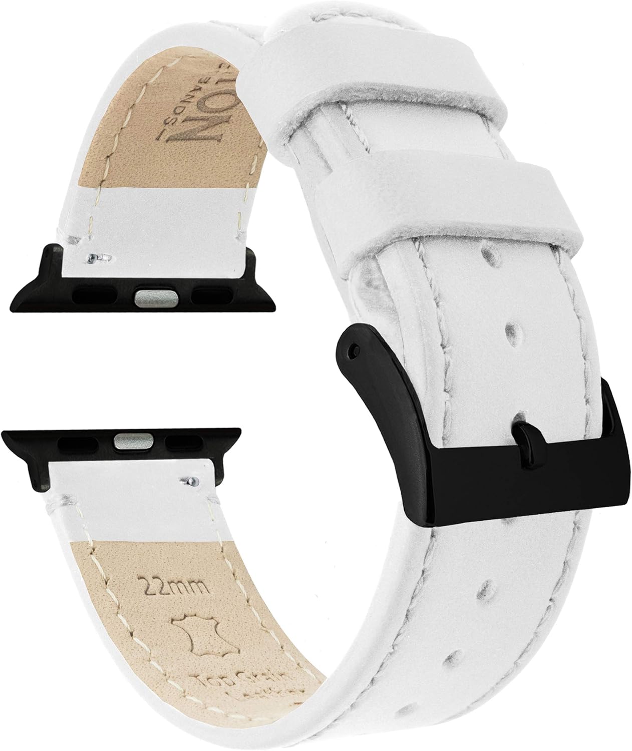 Top Grain Leather Watch Bands for Apple Watch Models by Barton
