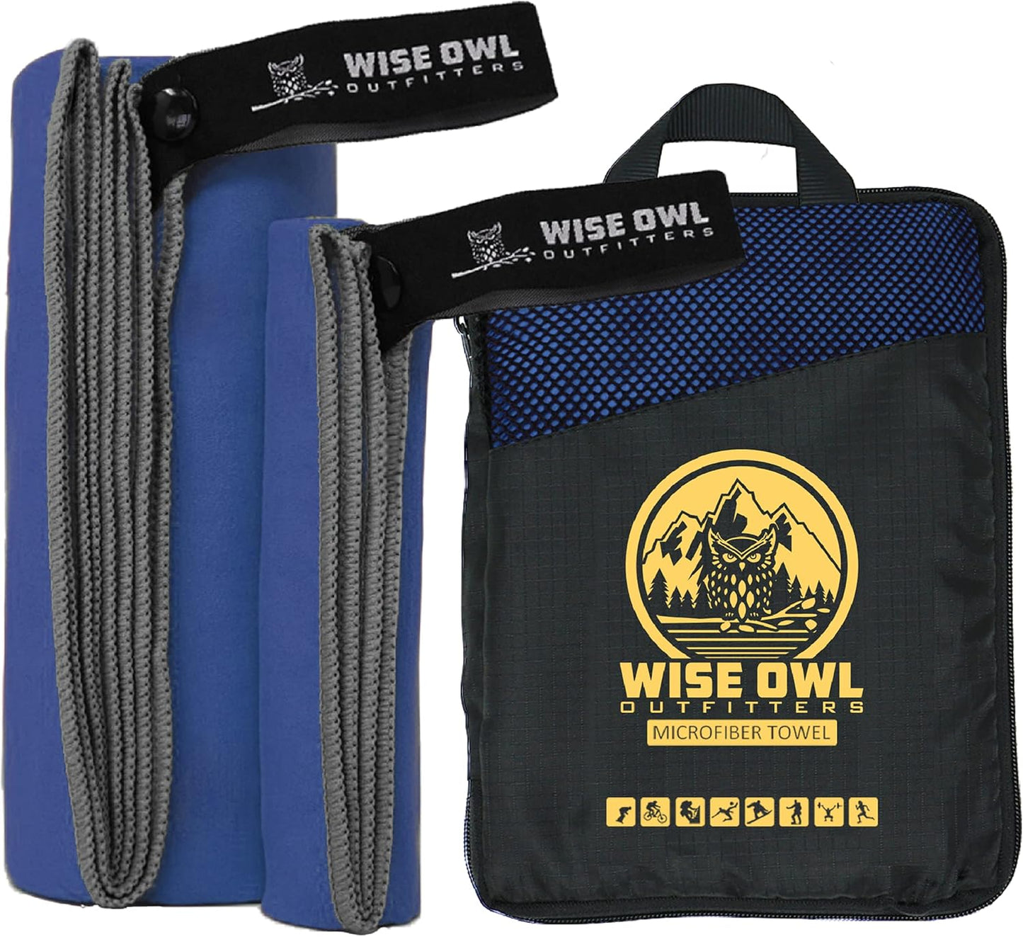 Wise Owl Quick Dry Towel - Ultimate Camping Essential