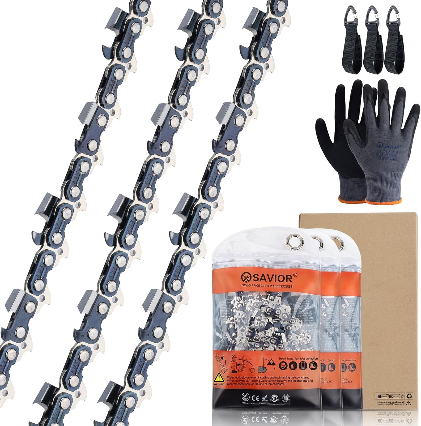 Savior 24 Inch Chainsaw Chain for MS362 MS440 MS460 Models