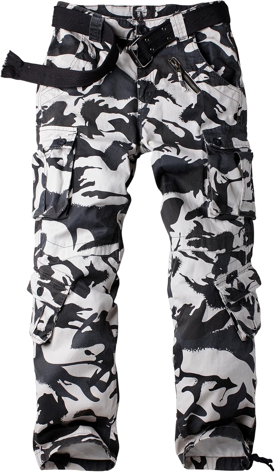Men's Camo Cargo Tactical Pants for Outdoor Activities and Comfort