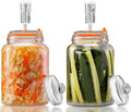 1 Gallon Fermentation Jars with Weights & Airlocks - 2 Pack