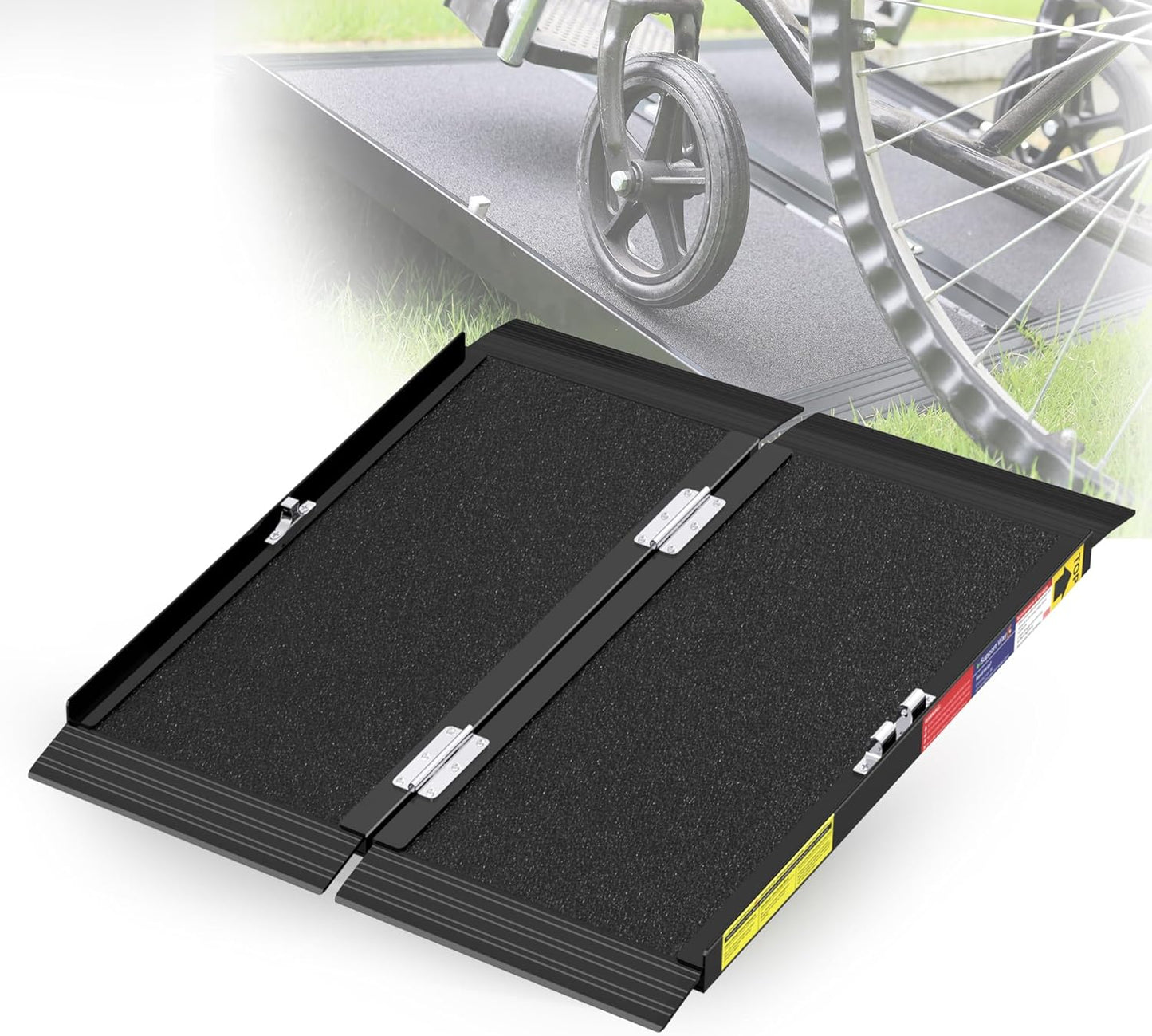 Portable Wheelchair Ramp for Home Steps and Doorways Use