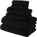 BAGNO MILANO Turkish Bath Towels - Plush Quick Dry 6 pc Set