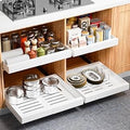 Expandable Pull Out Cabinet Organizer 2PCS - Slide-Out Drawer Solution