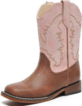 Kids Cowboy Boots for Boys Girls Western Riding Shoes - Comfortable it
