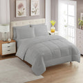 Sweet Home Collection 5 Piece Comforter Set - All Season Silver