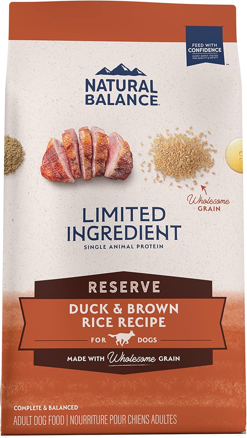 Natural Balance Duck & Brown Rice Recipe for Adult Dogs