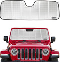 Windshield Sun Shade for Jeep Wrangler 1997-2006 - BLAZBLOCK Fit