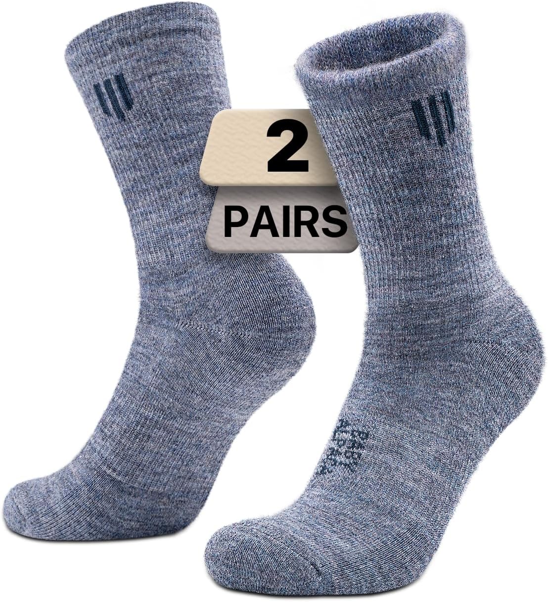 Alpaca Wool Micro Crew Hiking Socks for Comfort and Durability