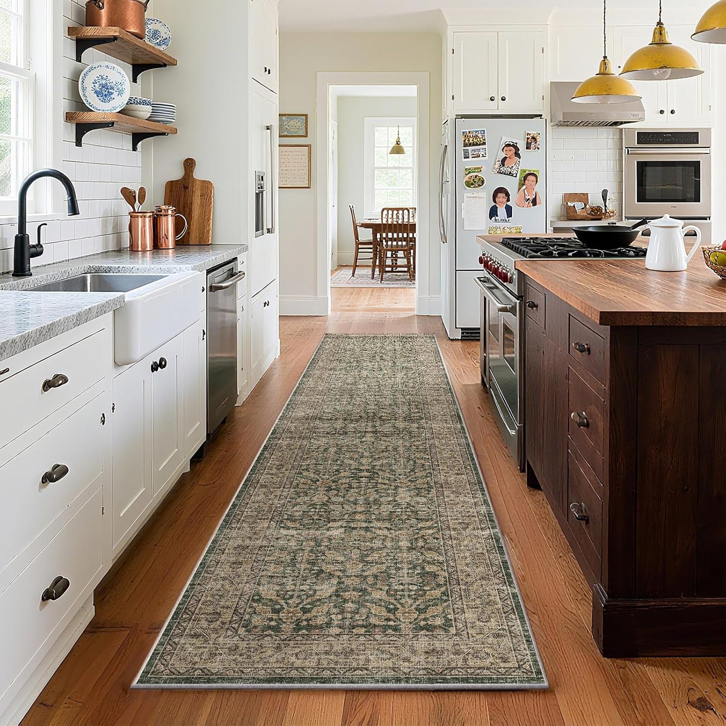 Machine Washable Hallway Runner Rugs: Soft Non-Slip Carpet