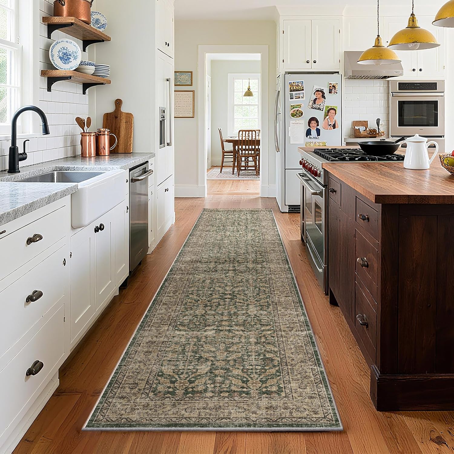 Machine Washable Hallway Runner Rugs: Soft Non-Slip Carpet
