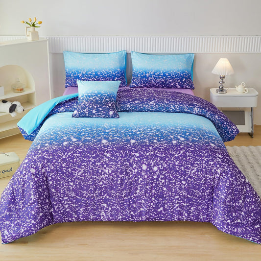 PERFEMET Queen Comforter Set with Sheets for Colorful Bedrooms