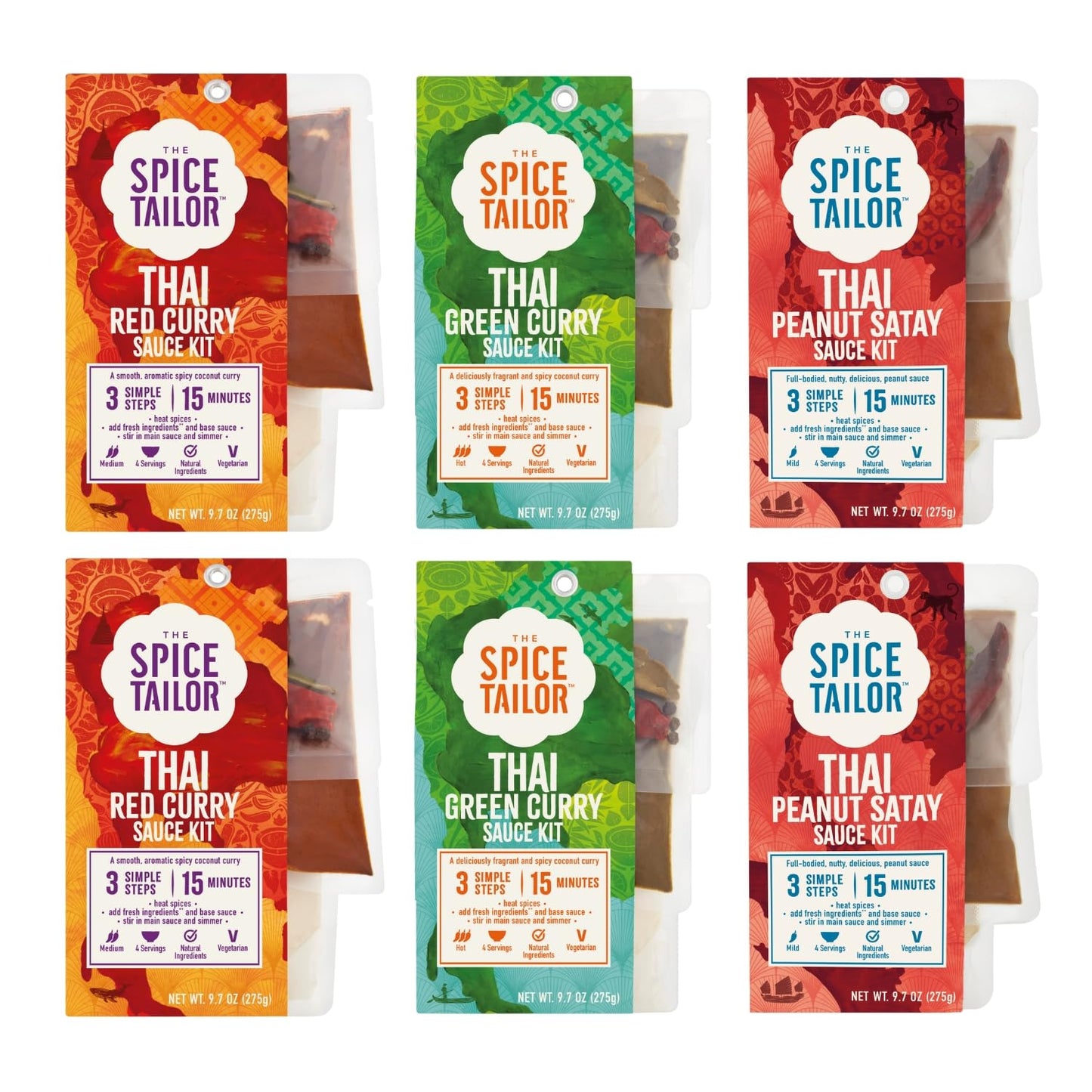Spice Tailor 3 Simple Steps Thai Curry Meal Kits Ready in 10 Minutes