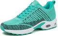 Womens Breathable Knit Sneakers with Air Cushion - Lightweight Support