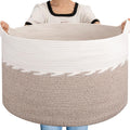 OIAHOMY 125L Extra Large Blanket Basket 25in x 16in - Jumbo Storage