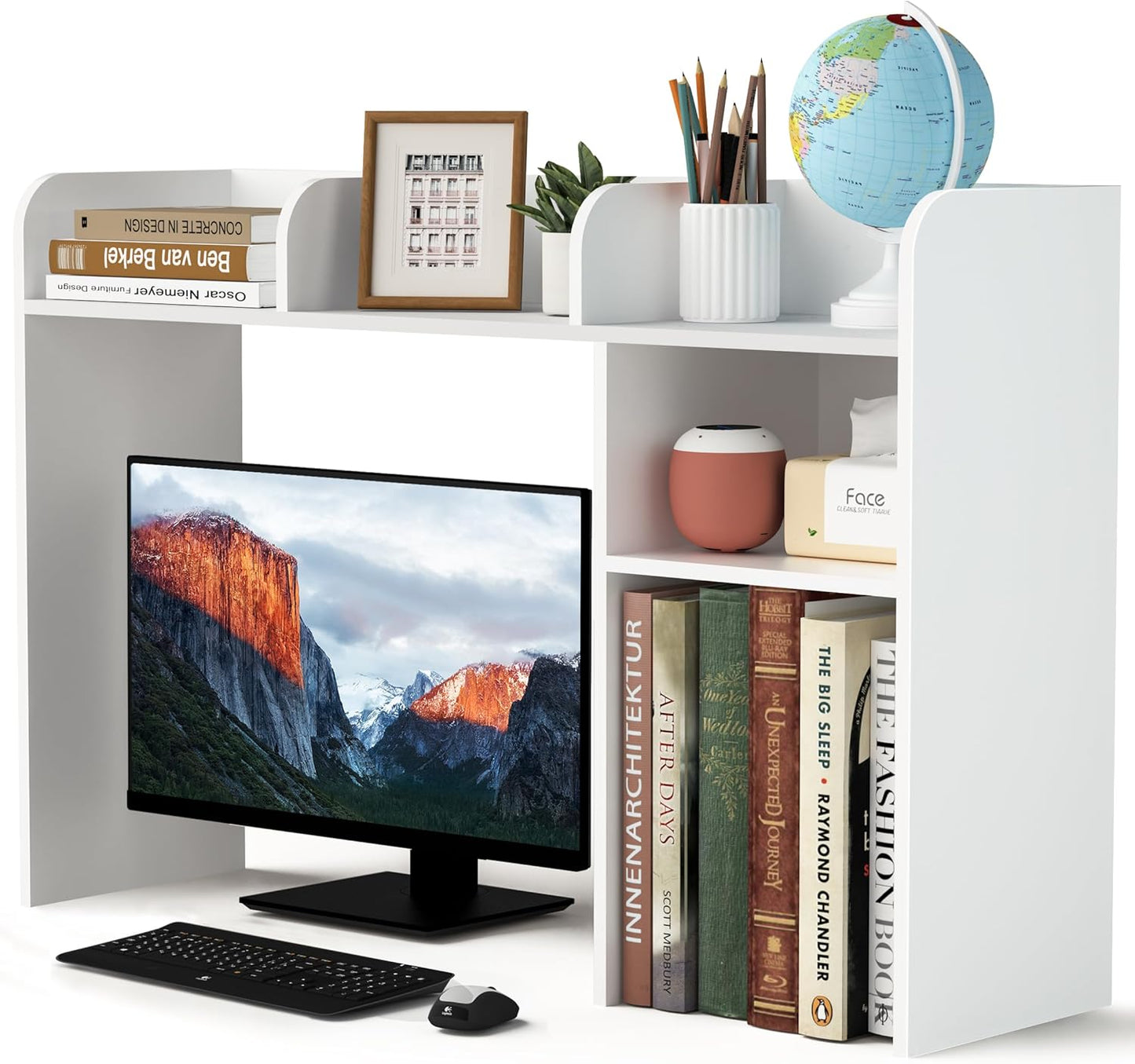 5-Shelf Desk Organizer by LANDVOI - White