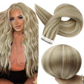 Full Shine Tape in Hair Extensions 24 in Double Sided Tapes - Natural