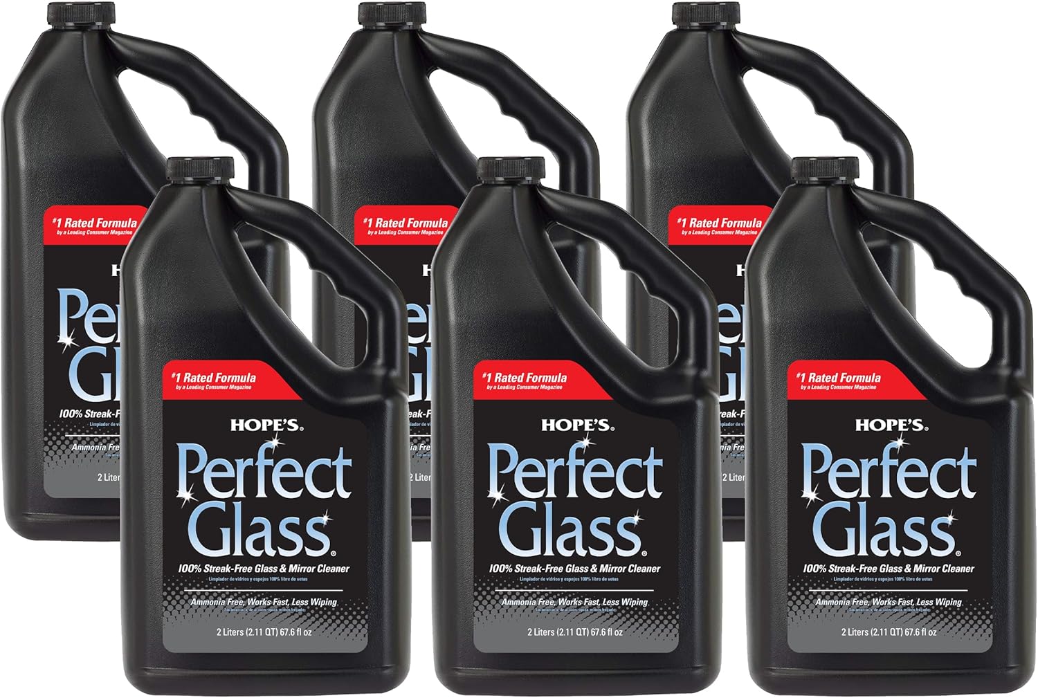 HOPE'S Perfect Glass Cleaner Spray Refill for Streak-Free Shine