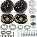 Trailer Axle Electric Brake Kit Pair 12in x 2in Drums - Reliable