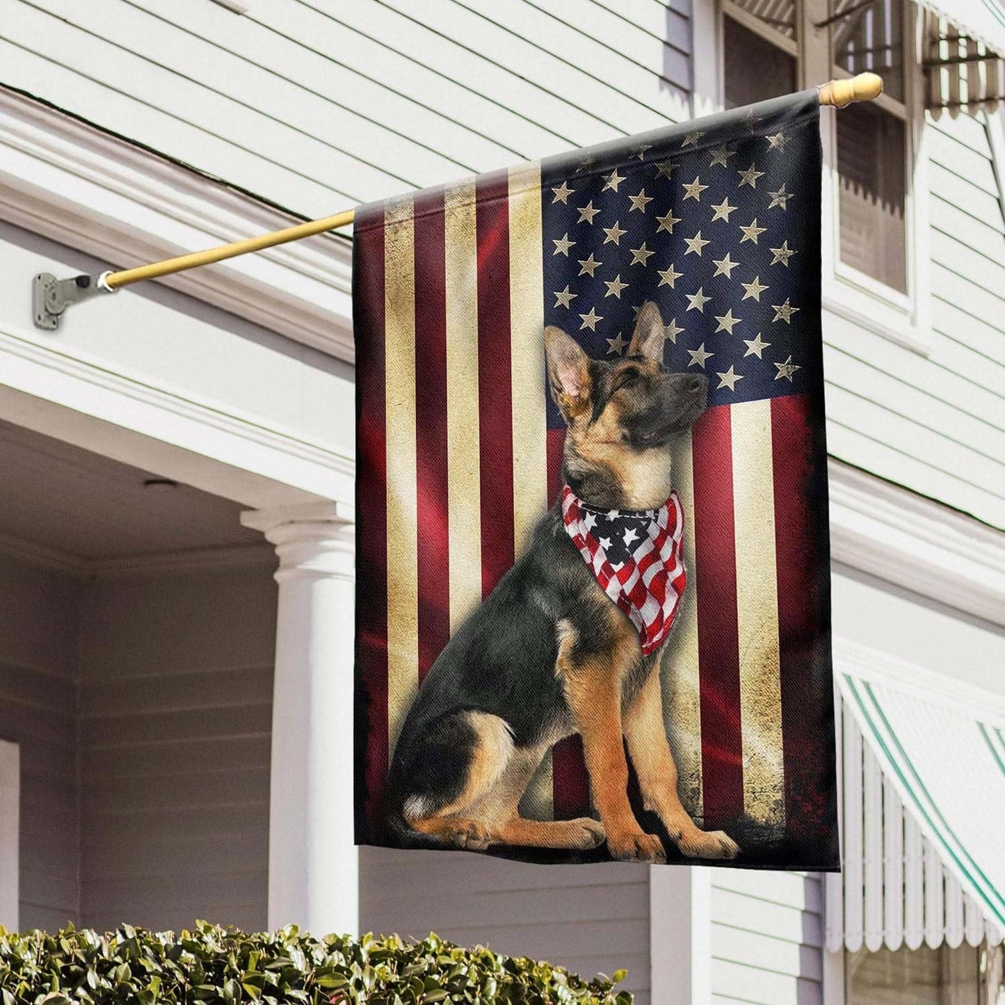 FLAGWIX German Shepherd Dogs Double Sided Flag for Home Decor
