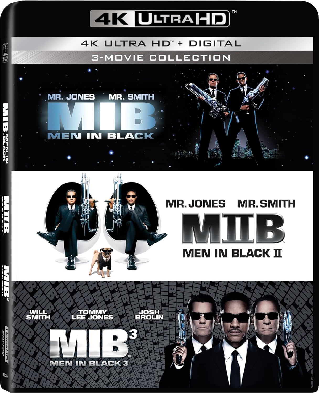 Men in Black 4K Blu-ray Set - Ultimate Sci-Fi Collection