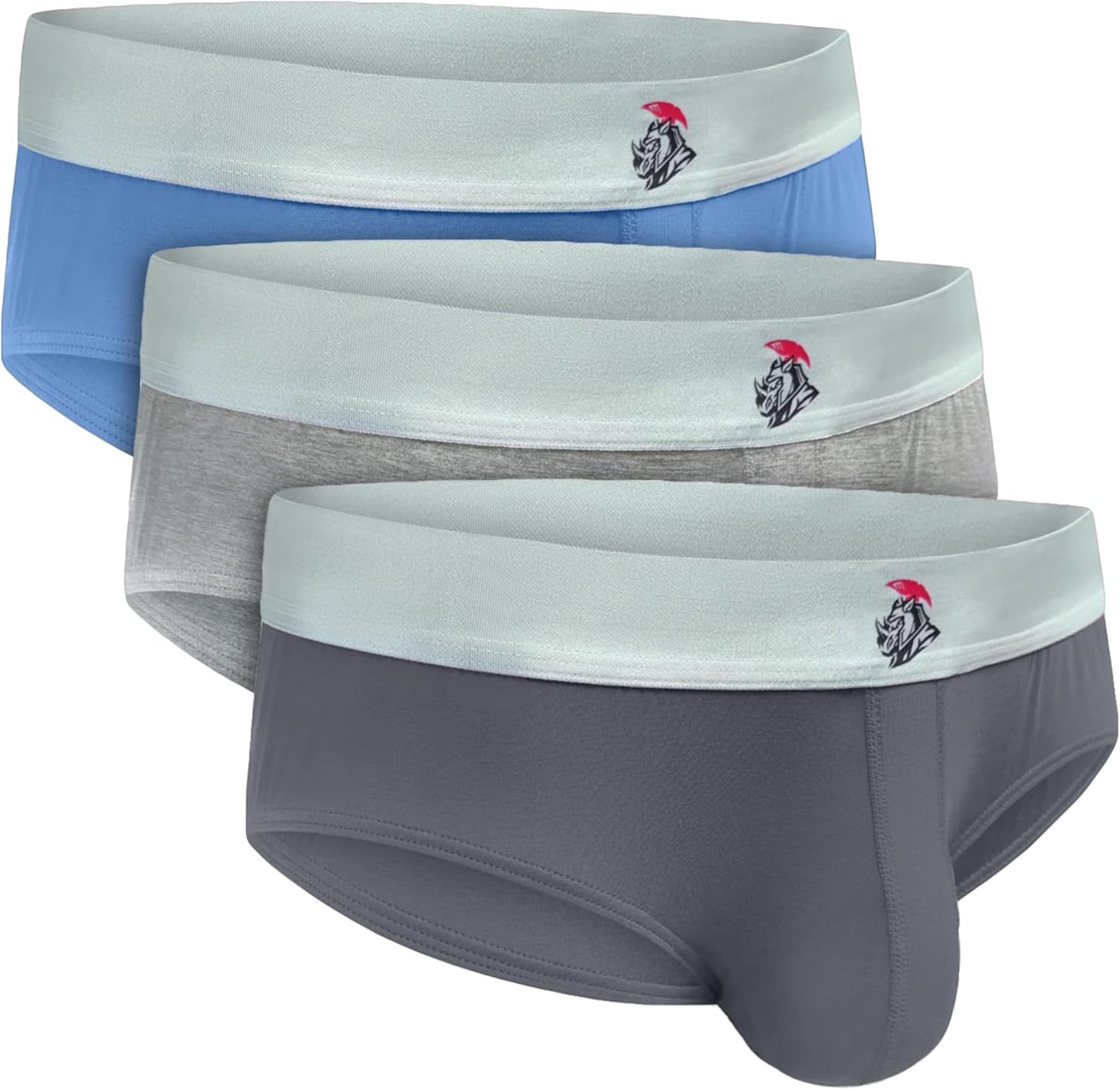 Real Men Nylon & Modal Briefs for Men with ABCD Pouch Support